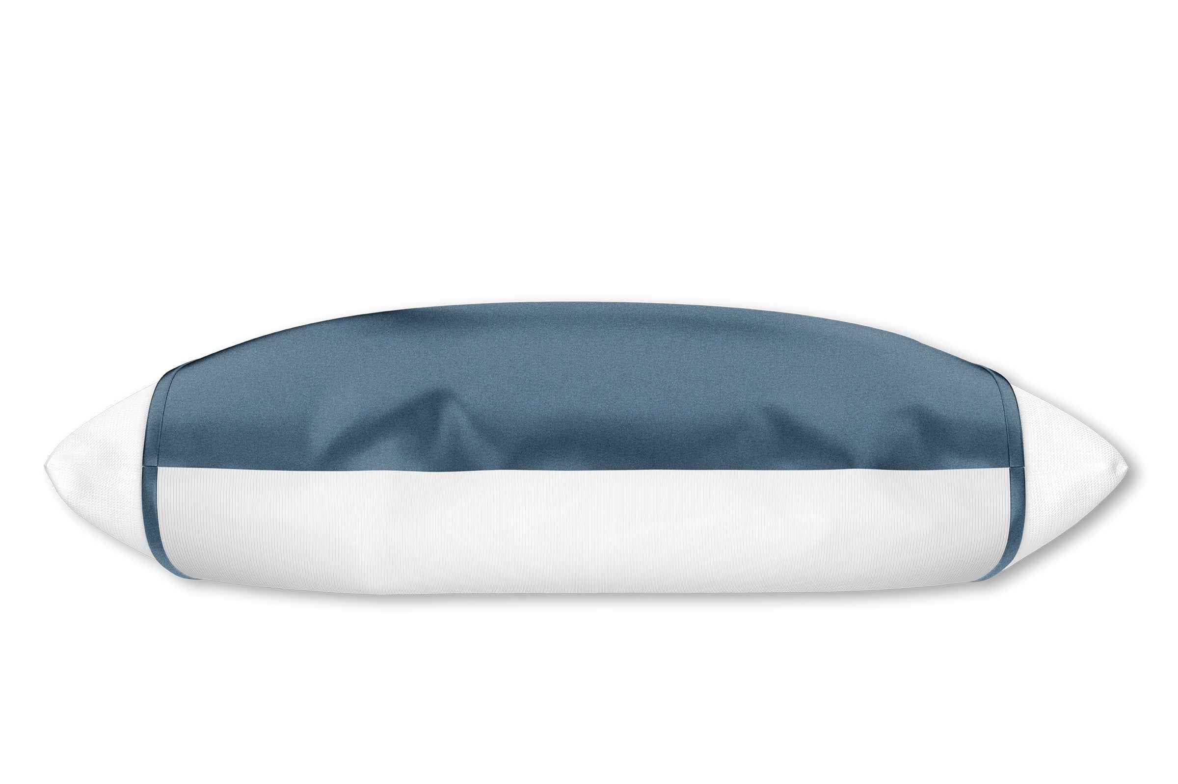 Blue Silk Open Ended Pillowcase