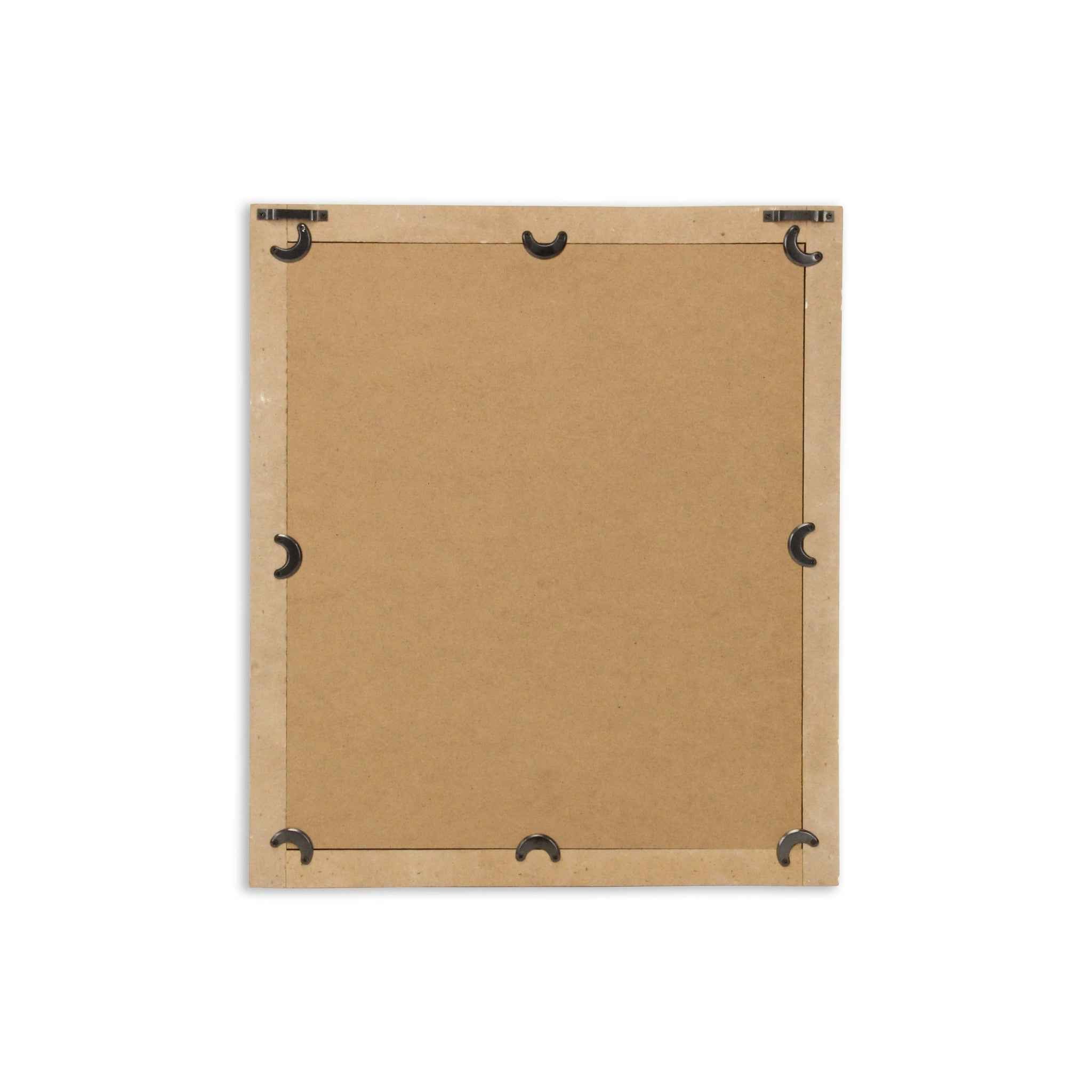 20" Natural Solid Wood Accent Mirror