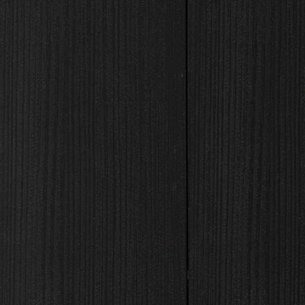 59" Black Wood Wall mounted Accent Cabinet With Five Shelves