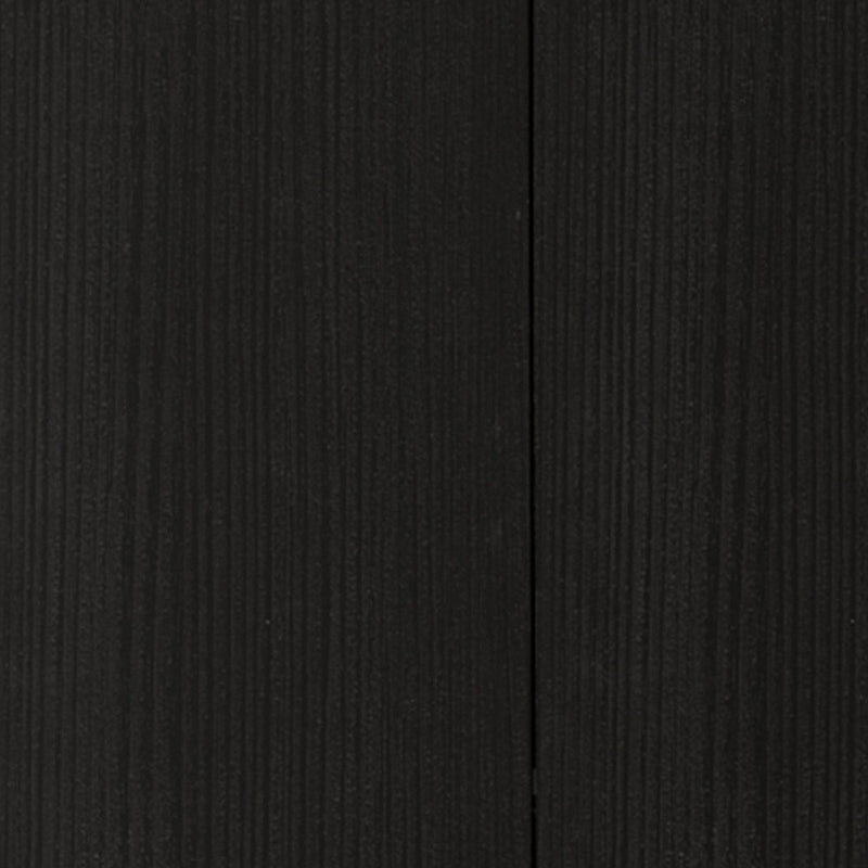 59" Black Wood Wall mounted Accent Cabinet With Five Shelves - Kitchen & Dining