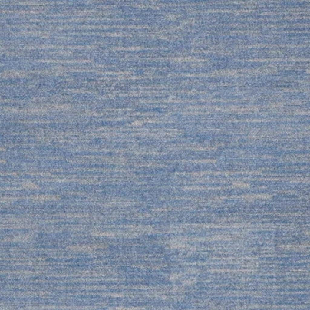 5' X 7' Blue And Gray Indoor Outdoor Area Rug - Outdoor