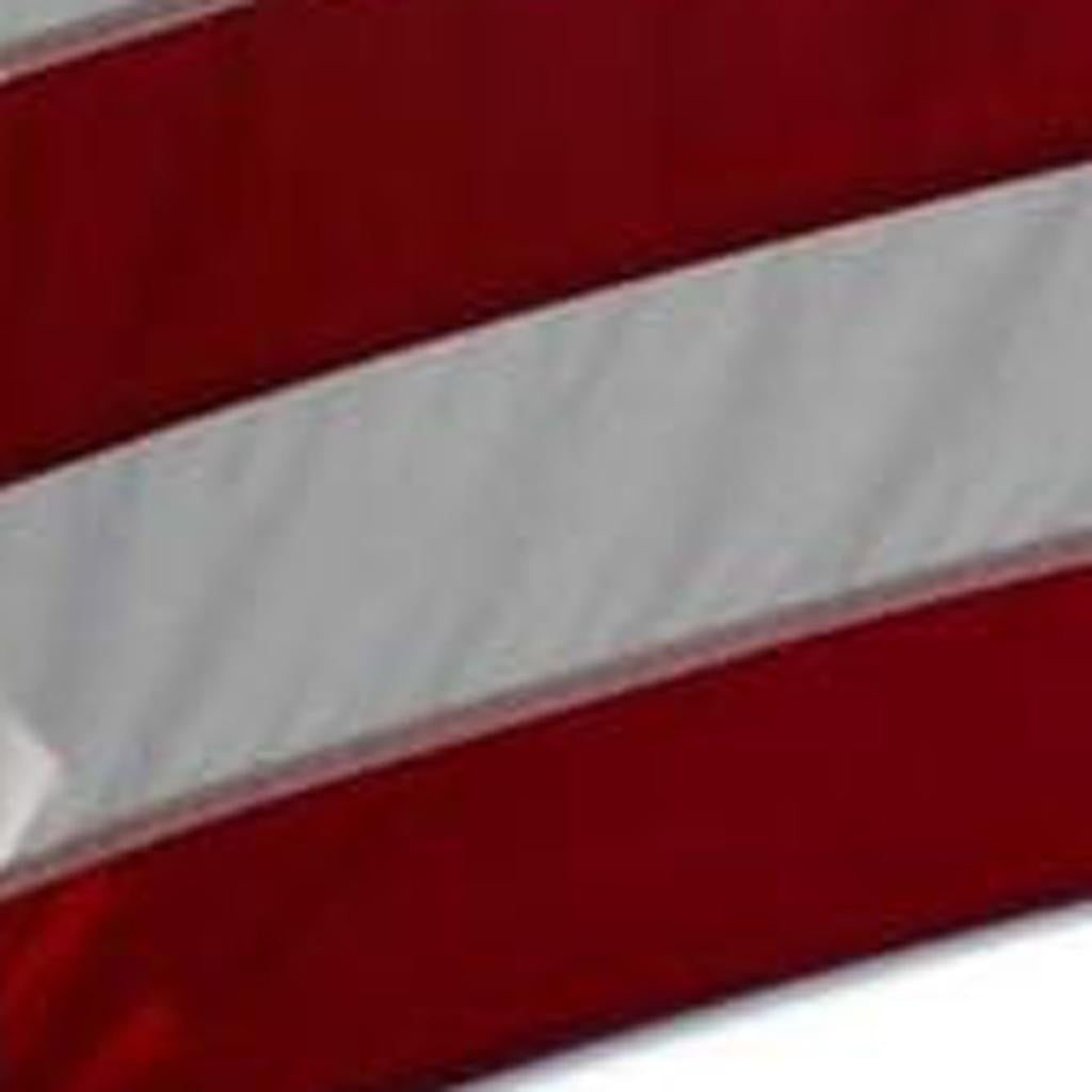 Set of Four Red White And Blue Embroidered Nylon American Flags - Outdoor