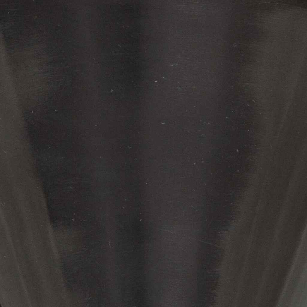 23" White And Black Marble And Steel Round Pedestal End Table