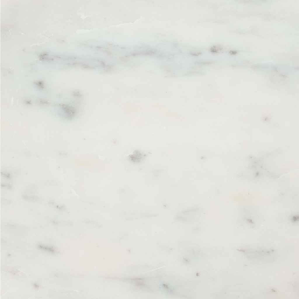 22" White And Gold Marble And Iron Round Pedestal End Table