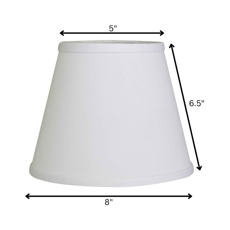 White No Slub Innsbruck Empire Lamp Shade