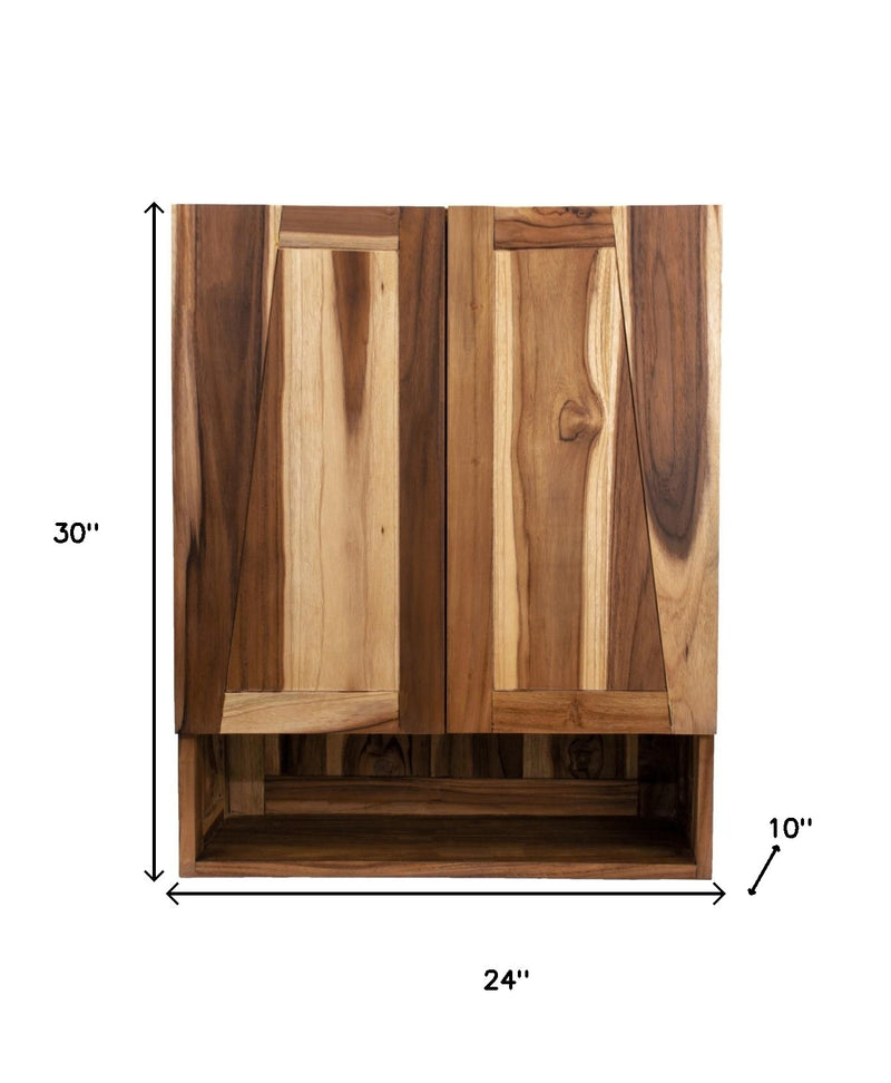Wall cabinet size shown: 24 in width, 30 in height, 10 in depth