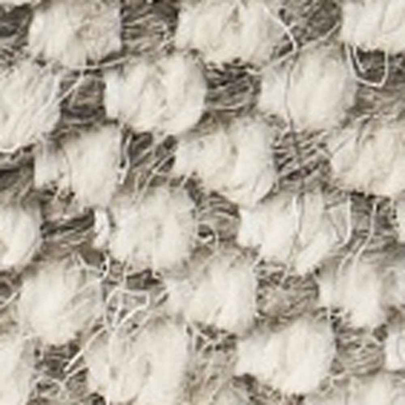 18" Beige Geometric Pouf Ottoman