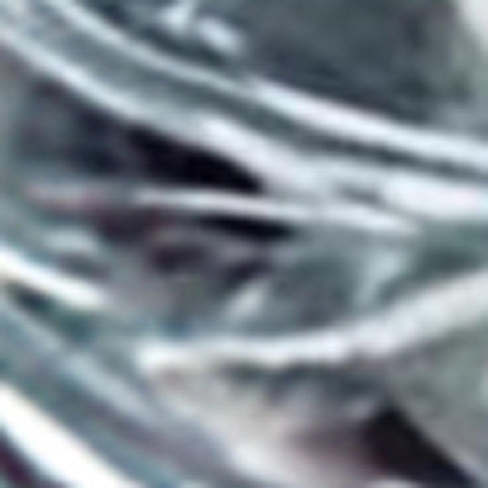 6" Clear Mouth Blown Crystal Biscuit Jar