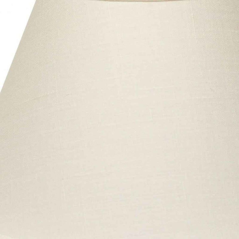 White Linen Empire Lamp Shade