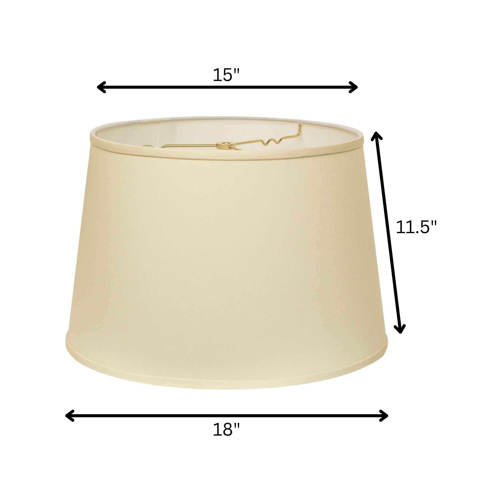 Ivory No Slub Innsbruck Empire Lamp Shade