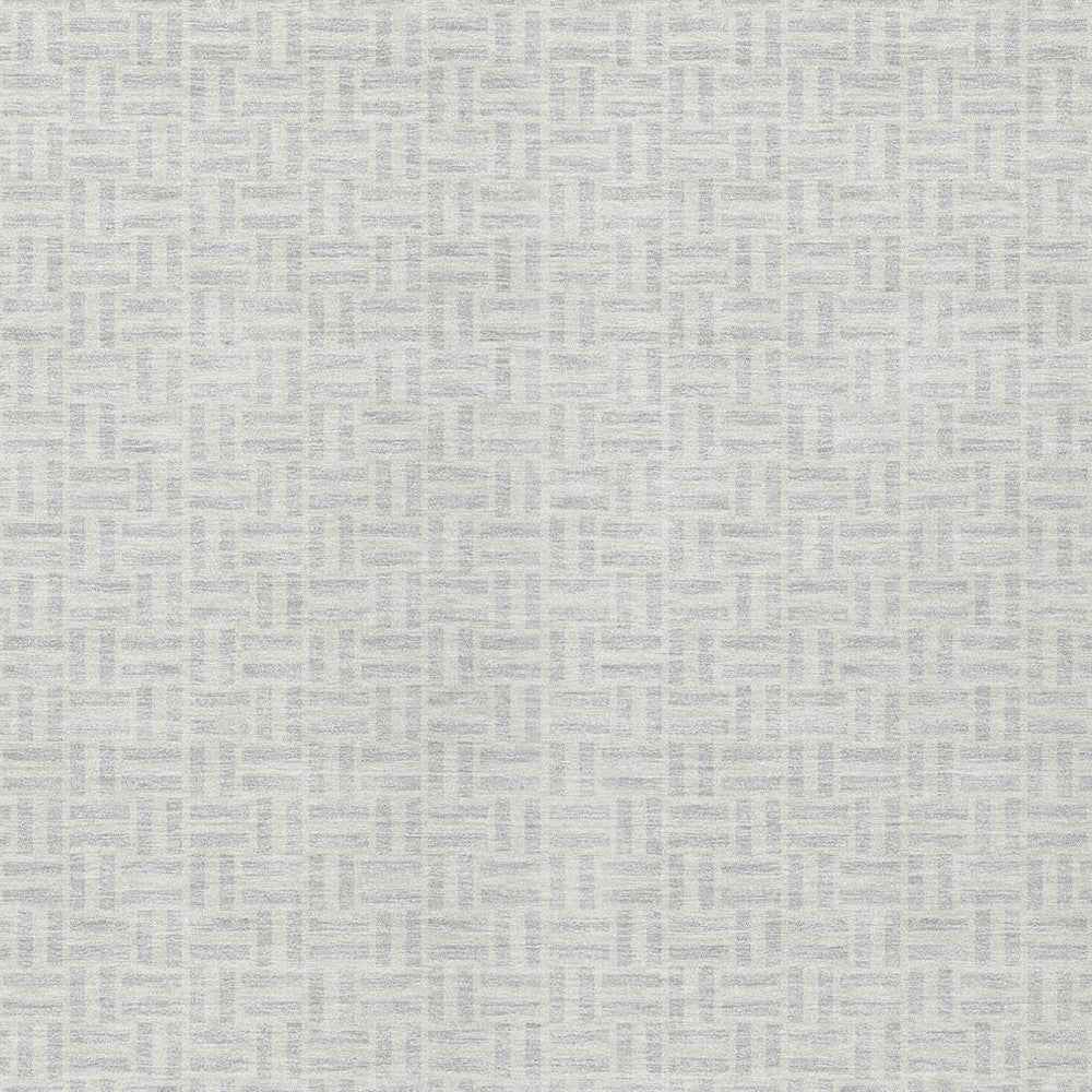 5' X 8' Silver And Gray Geometric Washable Indoor Outdoor Area Rug