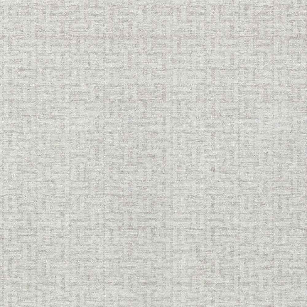 3' X 5' Ivory And Silver Geometric Washable Indoor Outdoor Area Rug