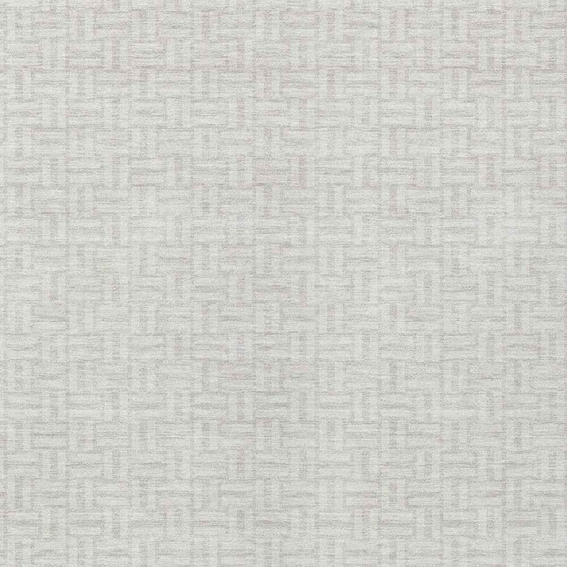 3' X 5' Ivory And Silver Geometric Washable Indoor Outdoor Area Rug