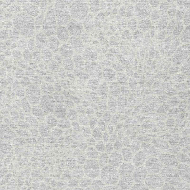 5' X 8' Silver And Gray Geometric Washable Indoor Outdoor Area Rug