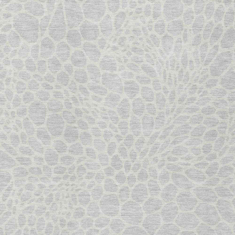 3' X 5' Silver And Gray Geometric Washable Indoor Outdoor Area Rug