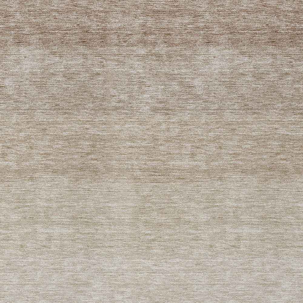8' X 10' Beige And Ivory Ombre Washable Indoor Outdoor Area Rug