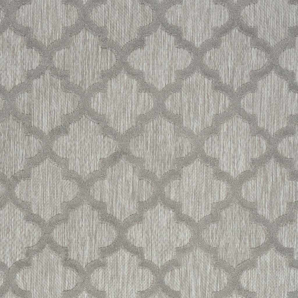 5' X 7' Gray Indoor Outdoor Area Rug