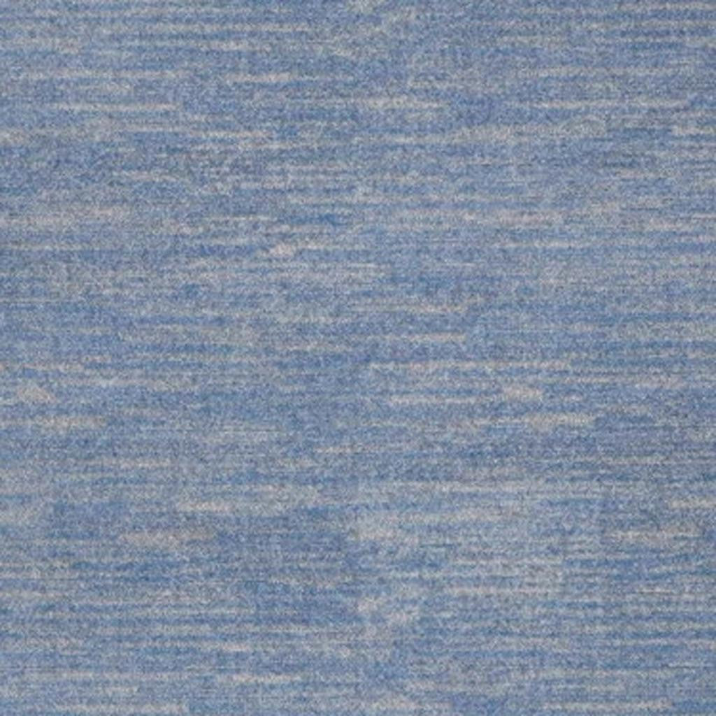 6' X 9' Blue And Gray Indoor Outdoor Area Rug - Outdoor