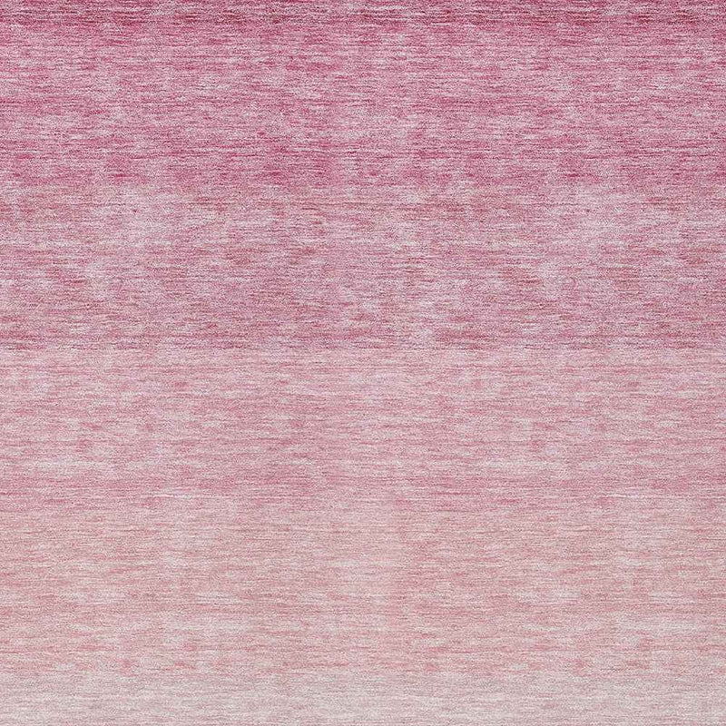 10' X 14' Pink And Ivory Ombre Washable Indoor Outdoor Area Rug
