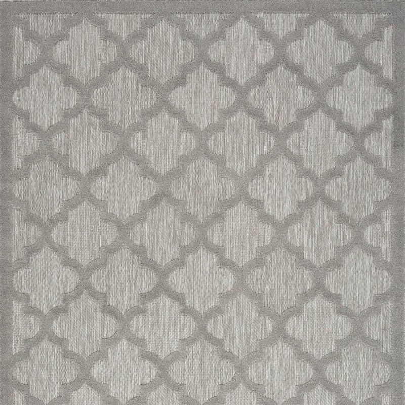 4' X 6' Gray Indoor Outdoor Area Rug