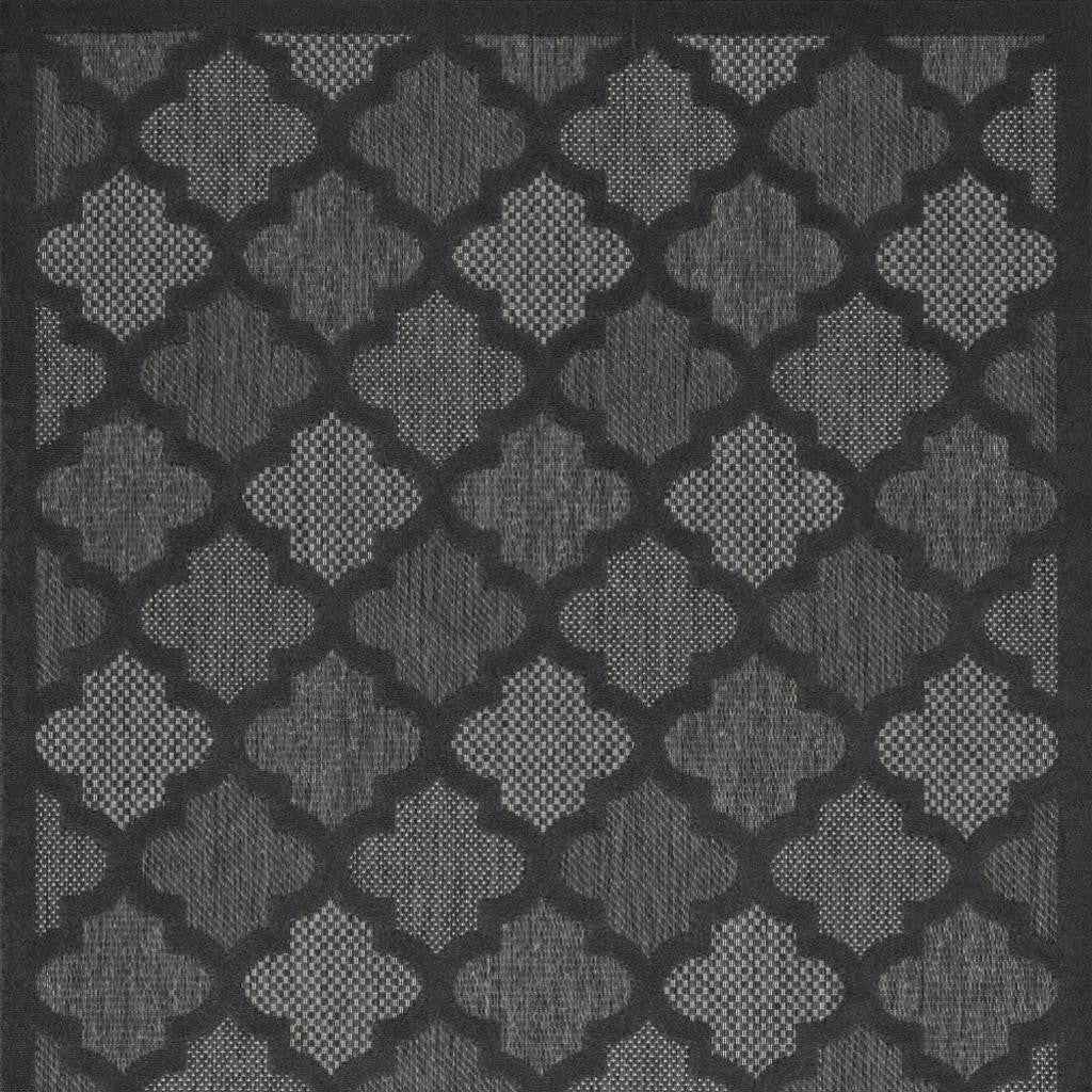 5' X 7' Charcoal Indoor Outdoor Area Rug