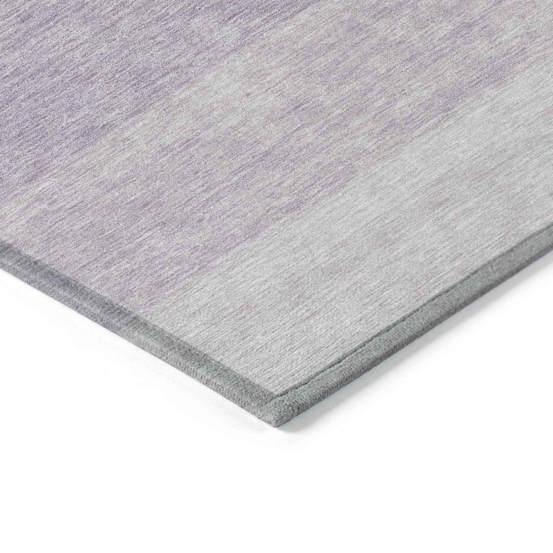 3' X 5' Purple And Lavender Ombre Washable Indoor Outdoor Area Rug