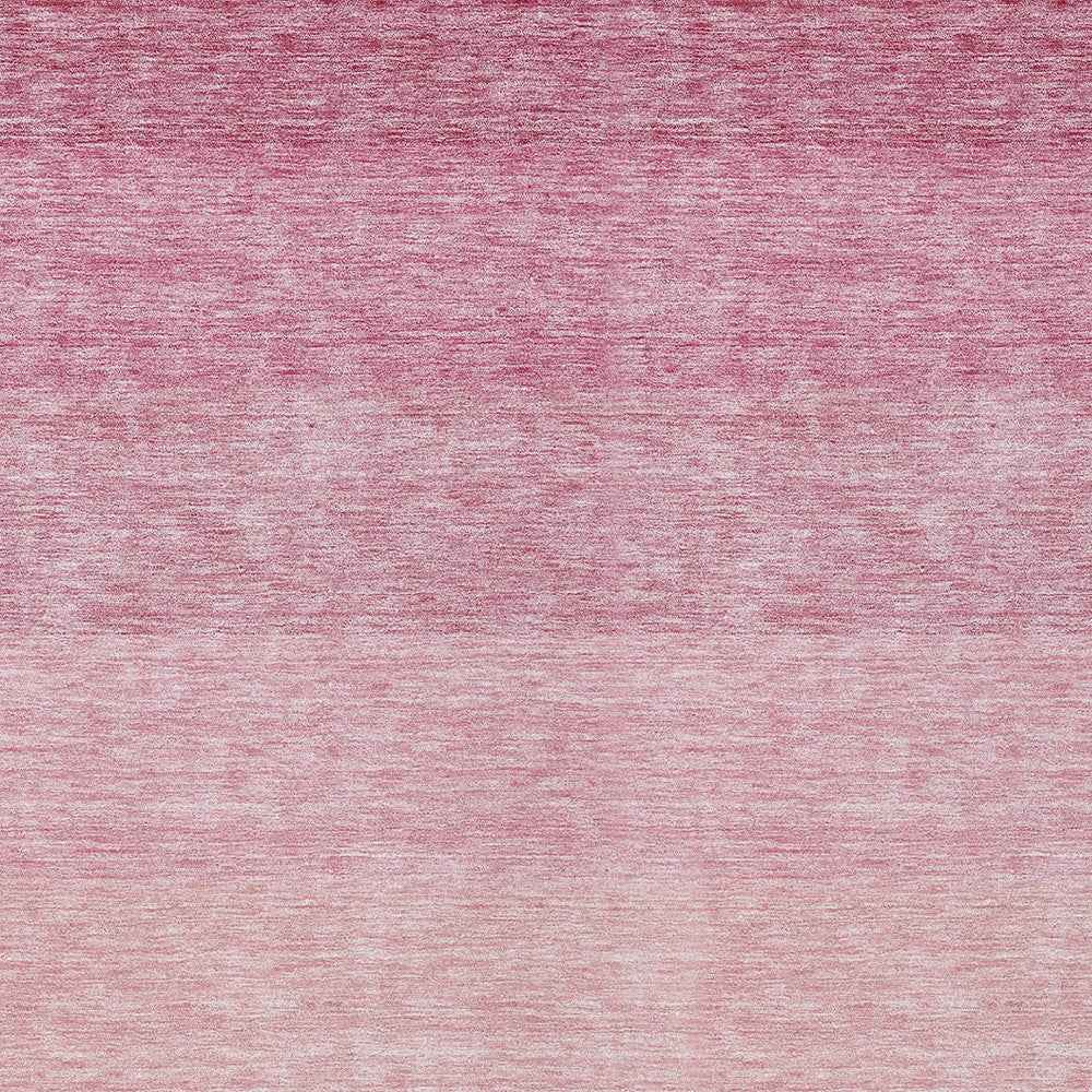 5' X 8' Pink And Ivory Ombre Washable Indoor Outdoor Area Rug