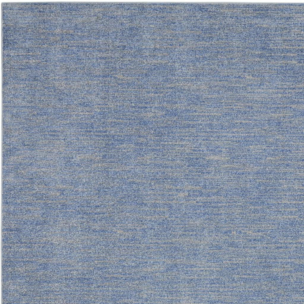 10' X 14' Blue And Gray Indoor Outdoor Area Rug - Outdoor