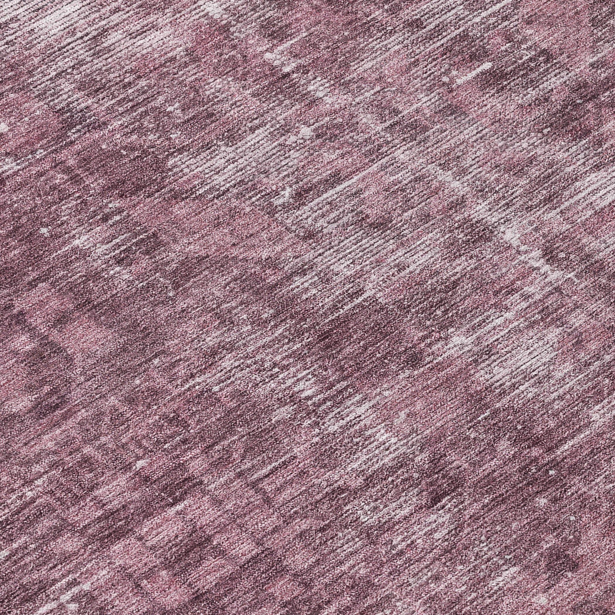 8' Merlot Round Oriental Washable Indoor Outdoor Area Rug - Sports & Outdoor