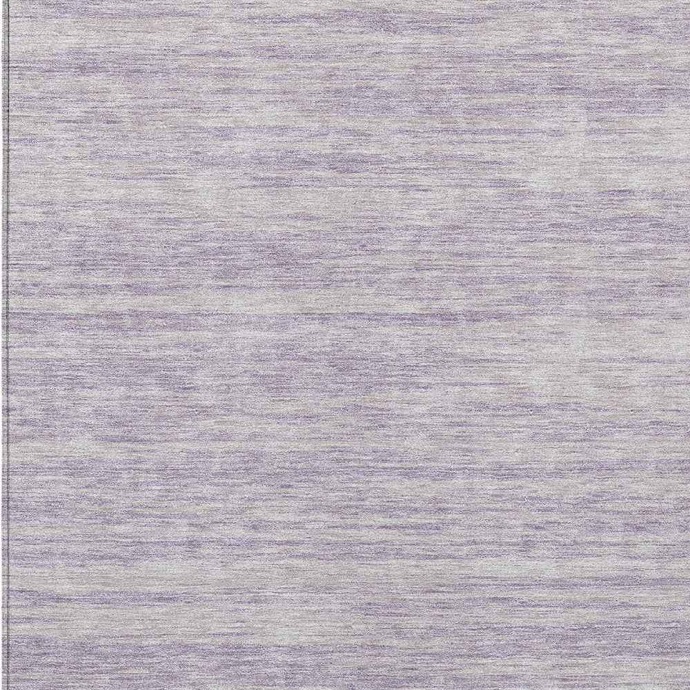 10' X 14' Lavender And Lilac Abstract Washable Indoor Outdoor Area Rug