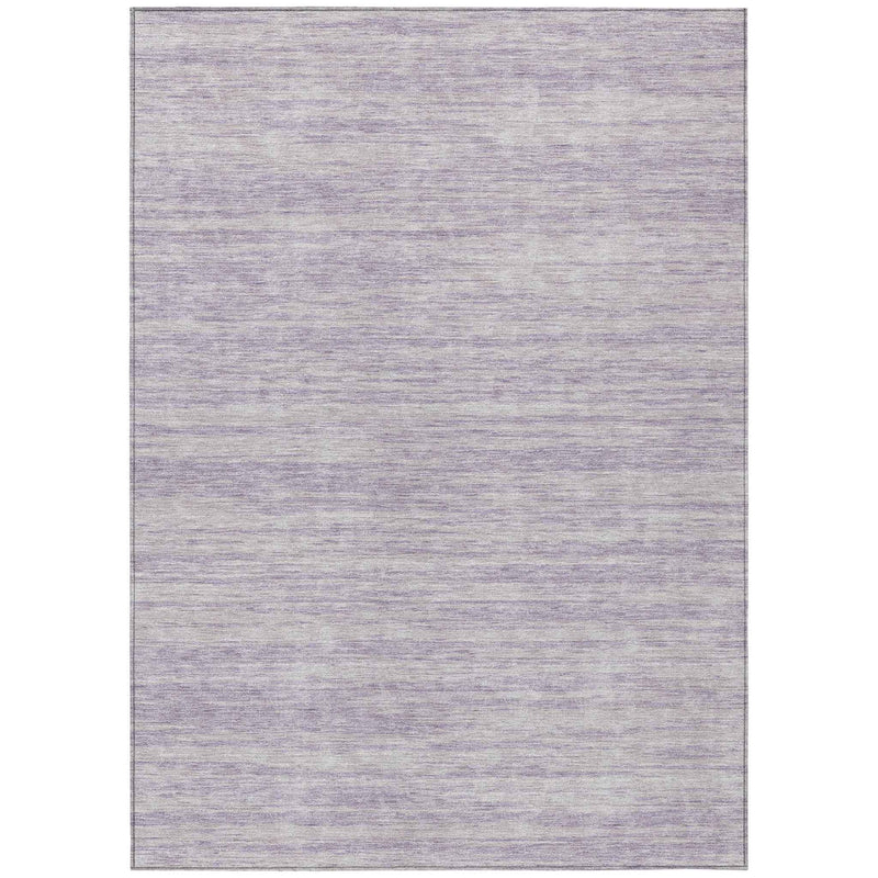 10' X 14' Lavender And Lilac Abstract Washable Indoor Outdoor Area Rug