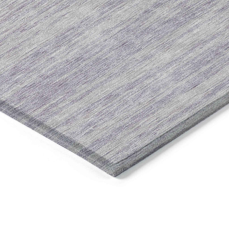 9' X 12' Lavender And Lilac Abstract Washable Indoor Outdoor Area Rug