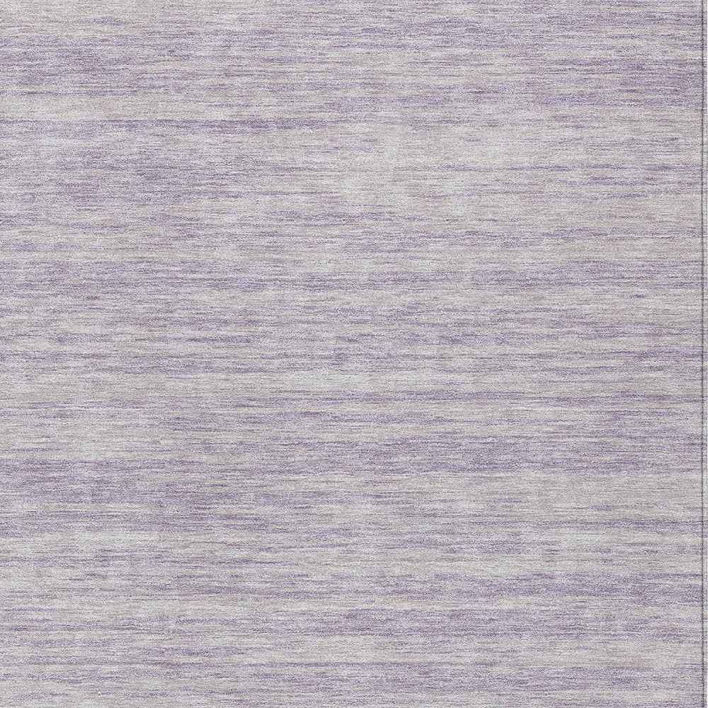 8' X 10' Lavender And Lilac Abstract Washable Indoor Outdoor Area Rug