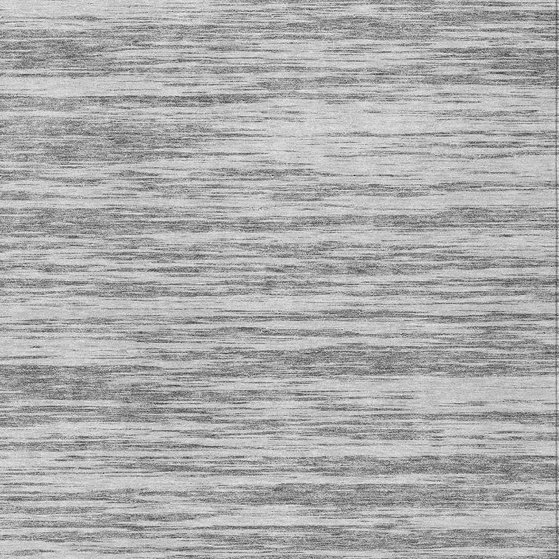 9' X 12' Gray And Ivory Abstract Washable Indoor Outdoor Area Rug