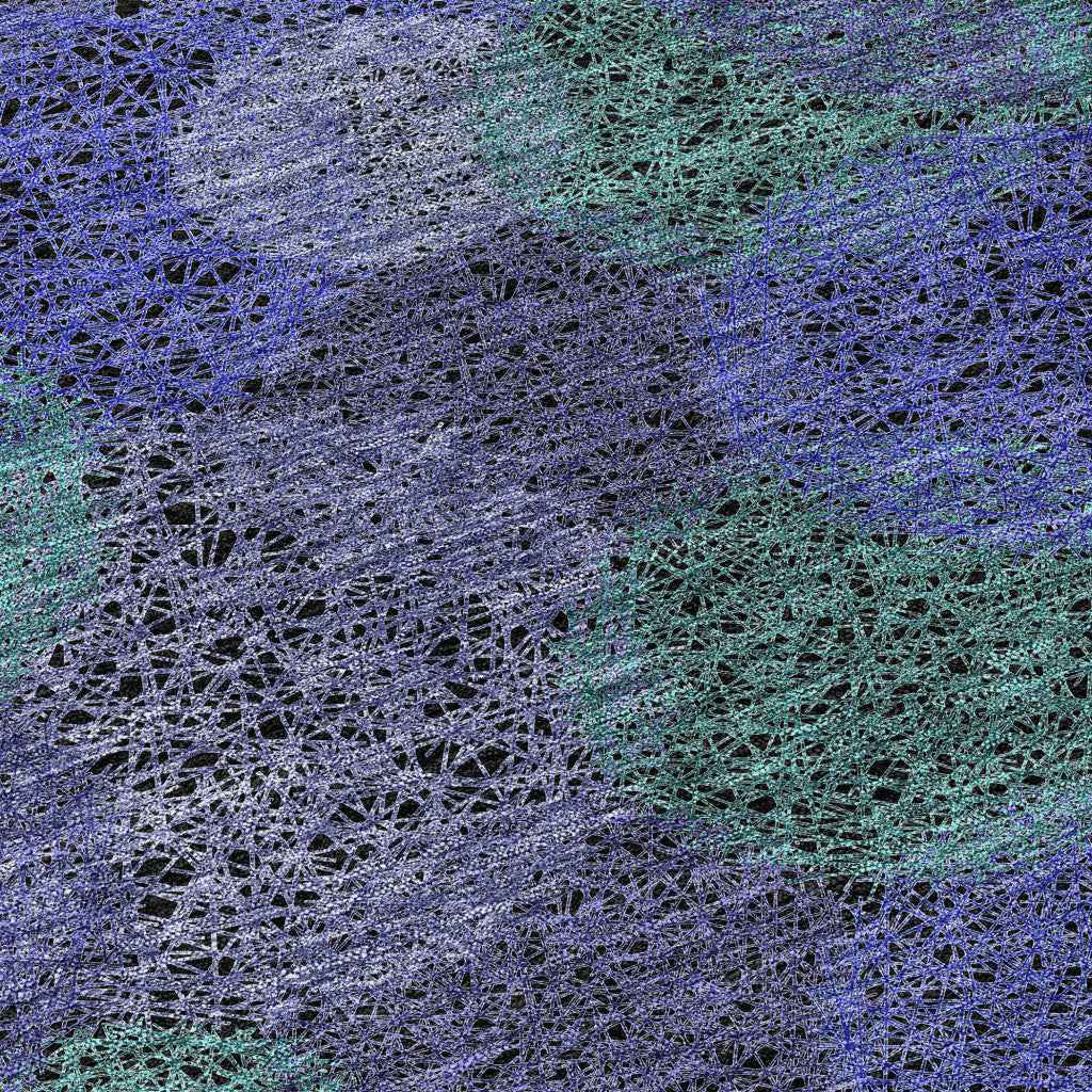 8' Purple Lavender And Green Round Polka Dot Washable Indoor Outdoor Area Rug