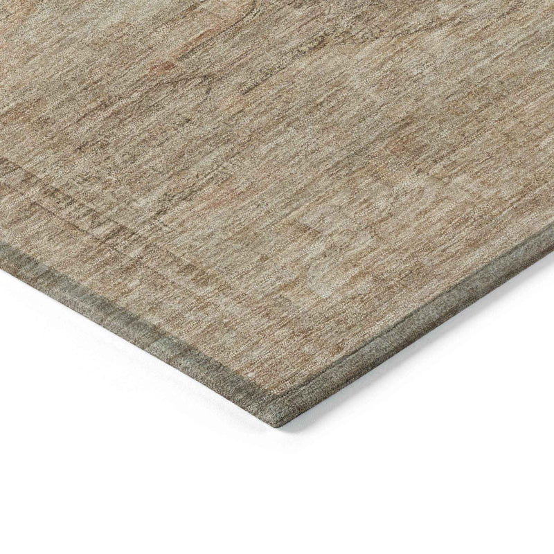 10' X 14' Beige And Taupe Aztec Washable Indoor Outdoor Area Rug