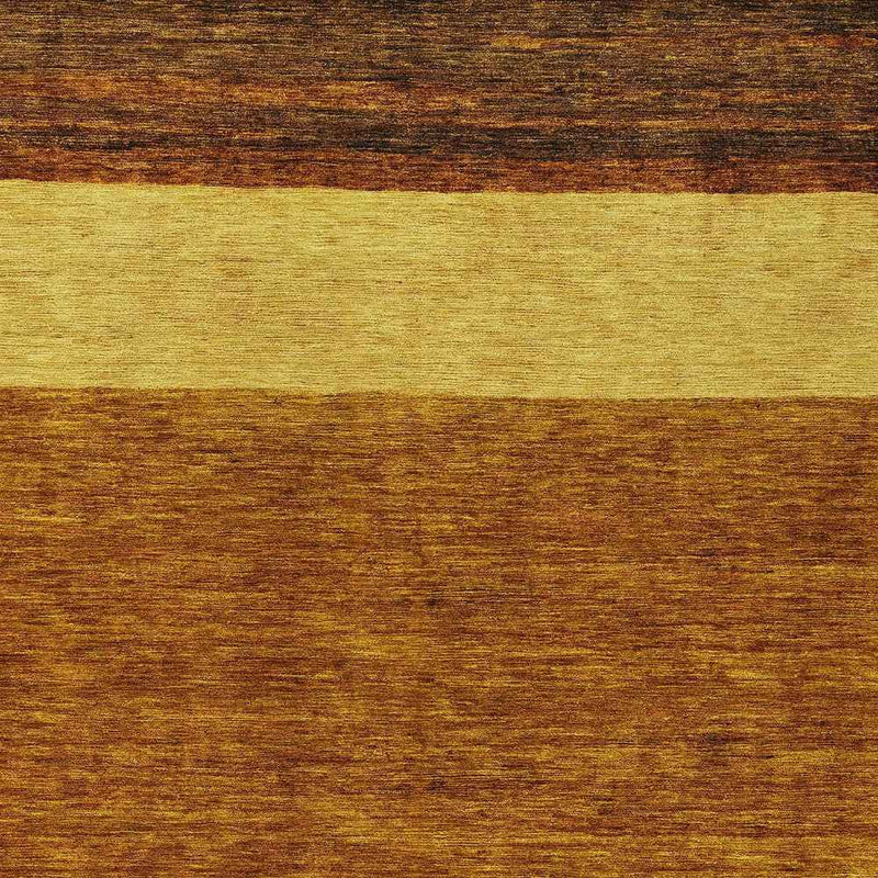 3' X 5' Terra Cotta Gold And Brown Abstract Washable Indoor Outdoor Area Rug