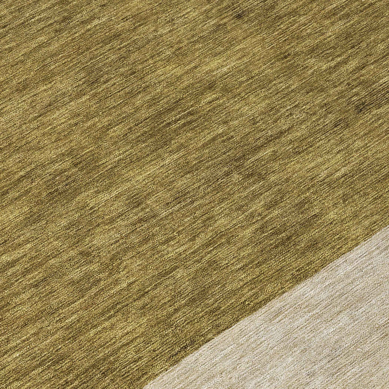 8' Coffee Ivory And Gray Round Abstract Washable Indoor Outdoor Area Rug