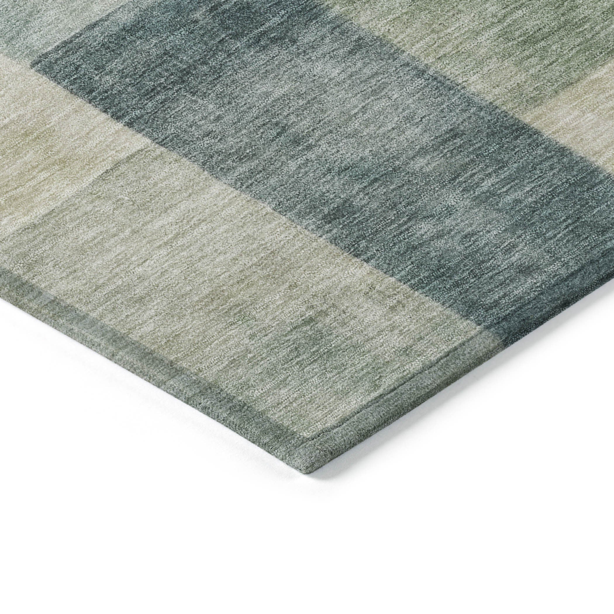 3' X 5' Blue Geometric Washable Indoor Outdoor Area Rug - Sports & Outdoor