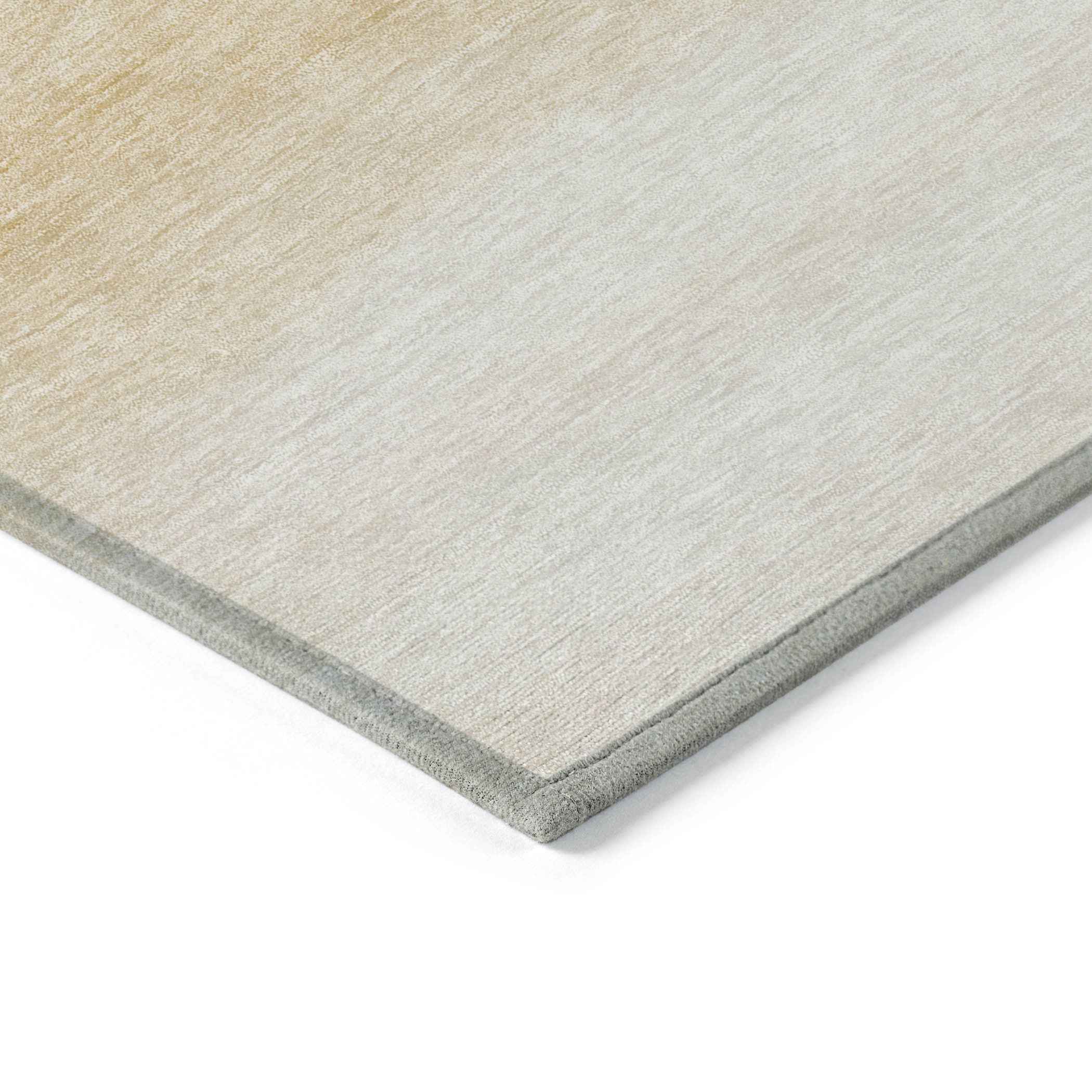 8' X 10' Coral Striped Washable Indoor Outdoor Area Rug