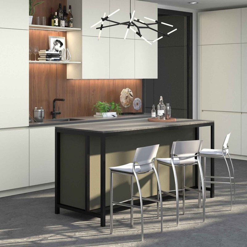 Set of Two 29" White and Silver Metal and Faux Leather Low Back Bar Height Bar Chairs