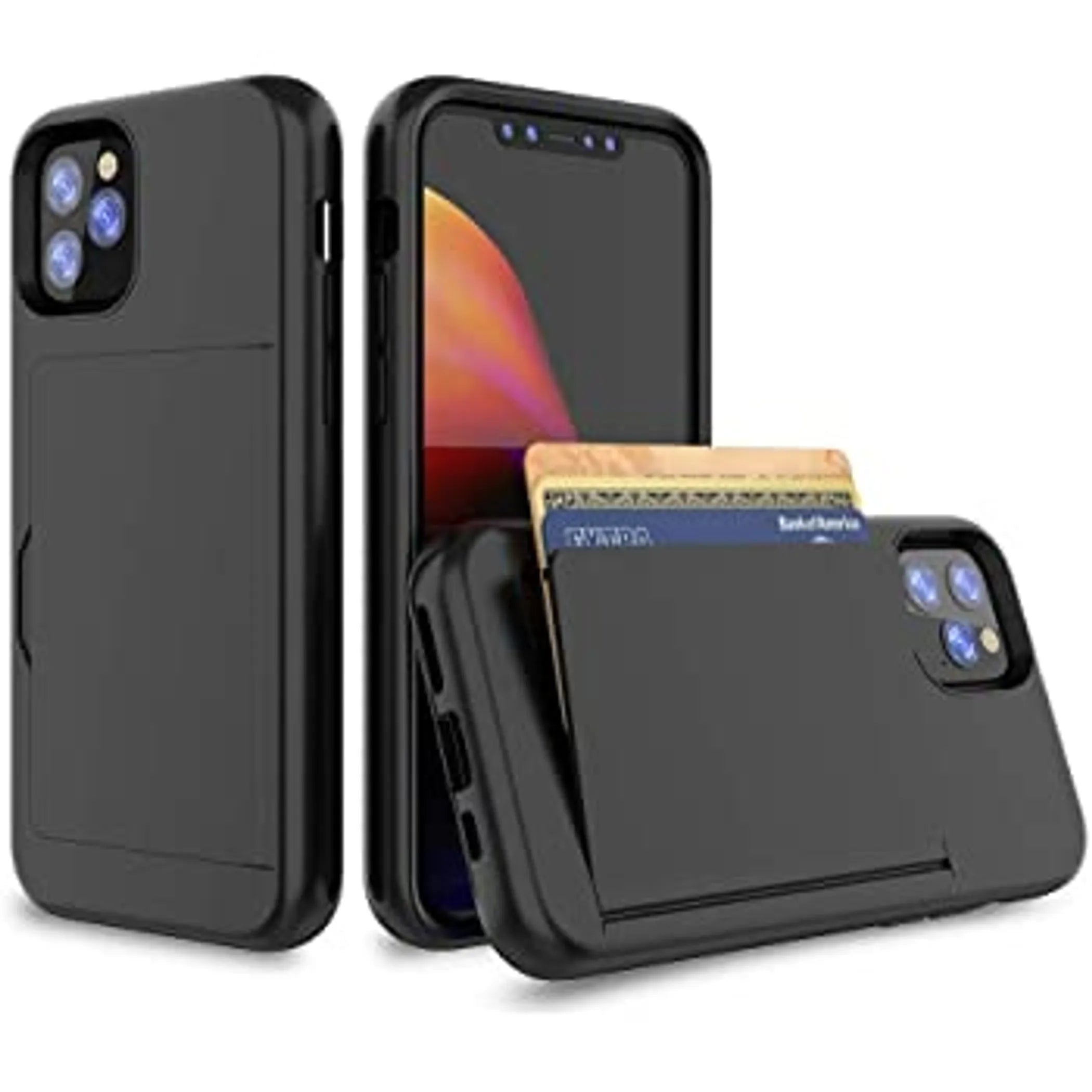 iPhone Hard Back Cover with ID/Credit Card Holder (iPhone12 Pro or iPhone12 Pro Max) Kool Products