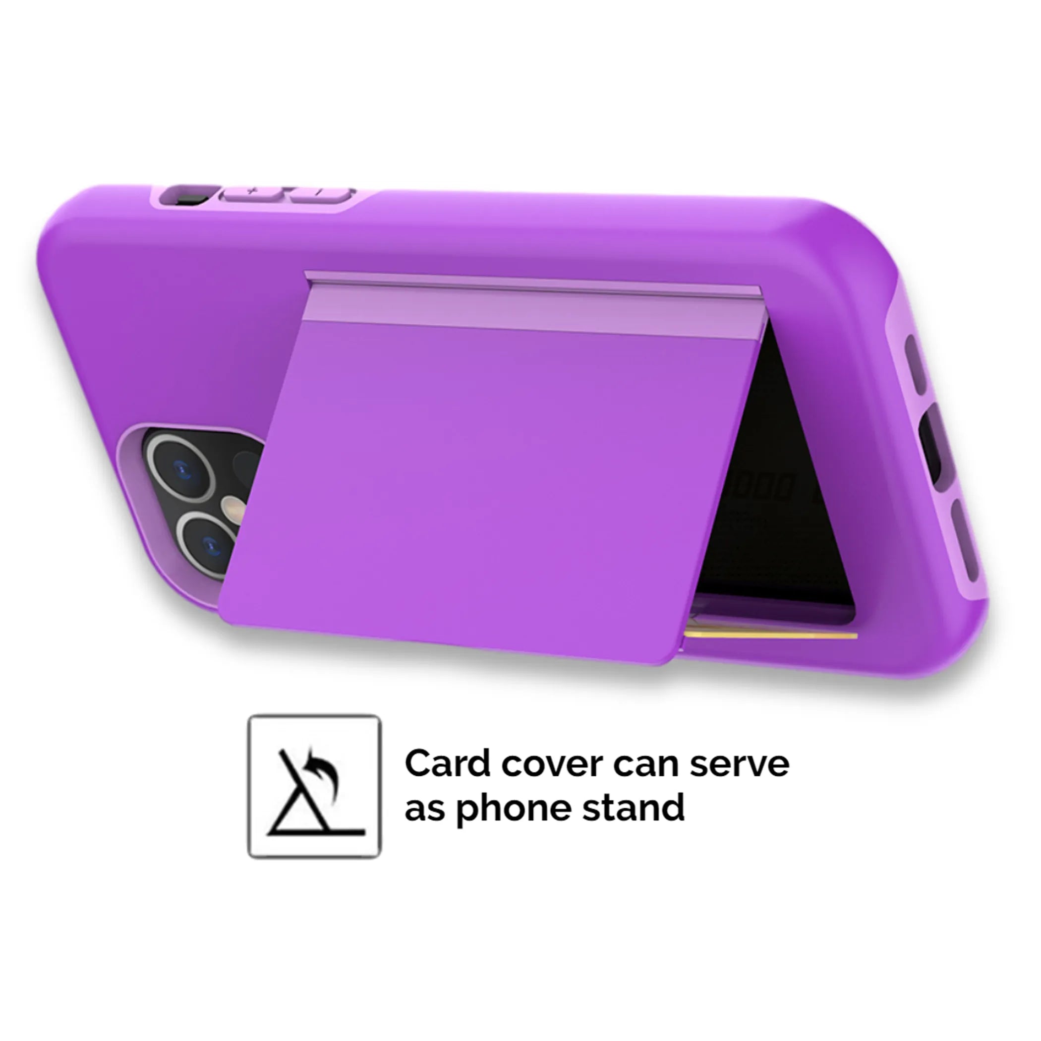 iPhone Hard Back Cover with ID/Credit Card Holder (iPhone12 Pro or iPhone12 Pro Max) Kool Products