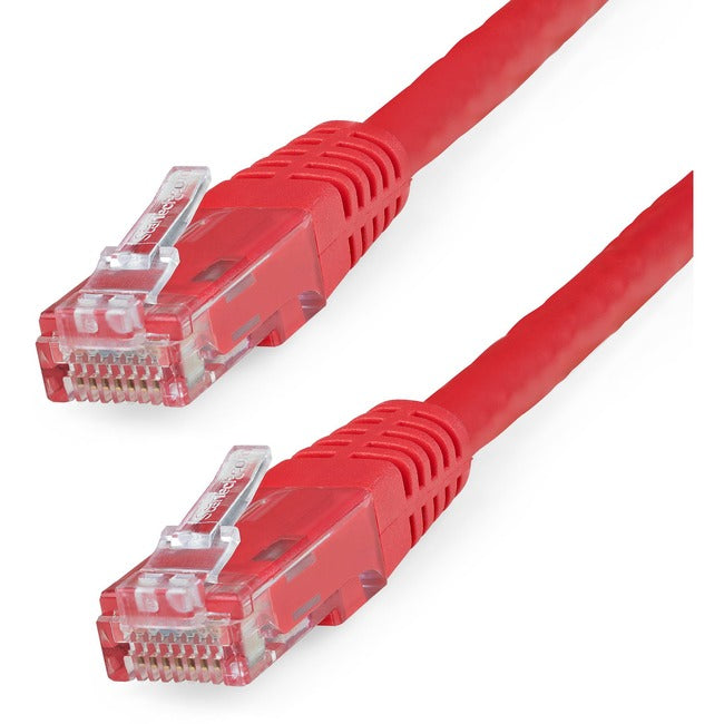 StarTech.com 15 ft Red Molded Cat6 UTP Patch Cable - ETL Verified