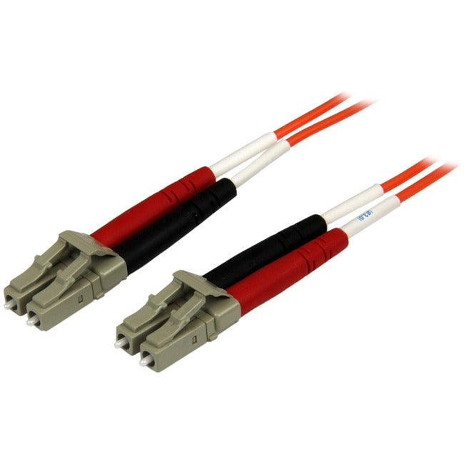 StarTech.com 3m Fiber Optic Cable - Multimode Duplex 50/125 - OFNP Plenum - LC/LC - OM2 - LC to LC Fiber Patch Cable - GreatEagleInc