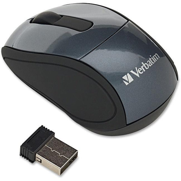 Verbatim Wireless Mini Travel Optical Mouse - Graphite - Computers & Electronics