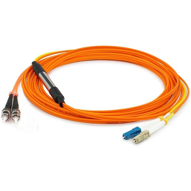 AddOn 2m LC (Male) to LC (Male) Orange OM1 & OS1 Duplex Fiber Mode Conditioning Cable - Computers & Electronics