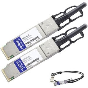 AddOn NetAPP X6557-R6 Compatible TAA Compliant 40GBase-CU QSFP+ to QSFP+ Direct Attach Cable (Passive Twinax, 0.5m)