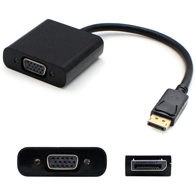 AddOn 8in Lenovo 57Y4393 Compatible DisplayPort Male to VGA Female Black Adapter - Computers & Electronics