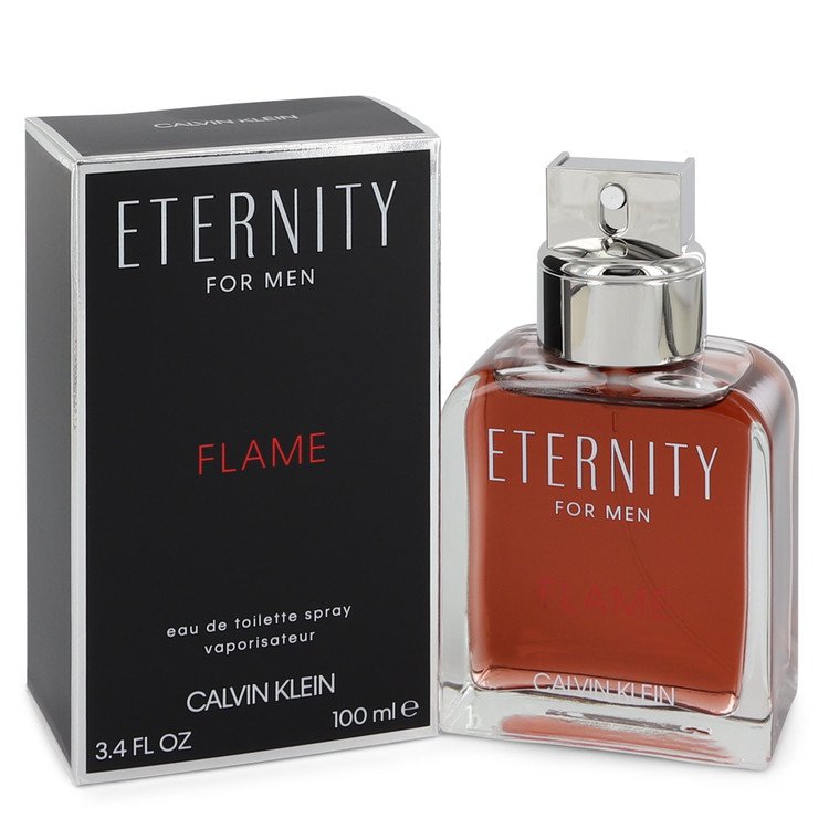Eternity Flame by Calvin Klein Eau De Toilette Spray for Men 3.4oz